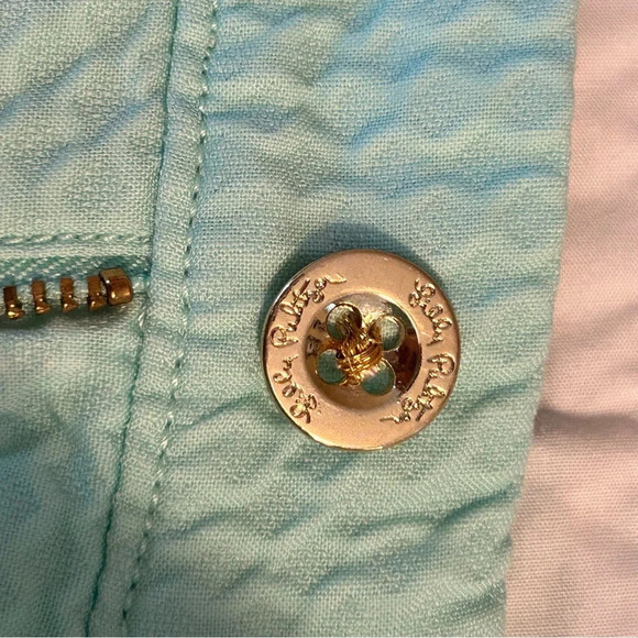 Lilly Pulitzer The Buttercup Shorts Women's 00 Sea Foam Green Tulip Hem Preppy - Picture 3 of 15